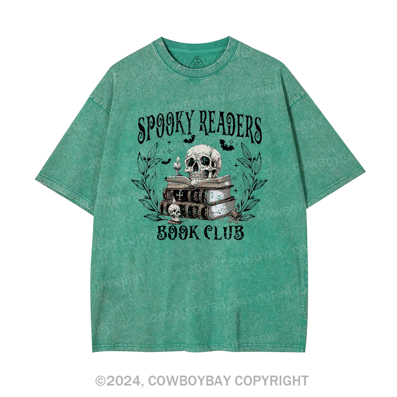 Spooky Readers Book Club Garment-dye Tees