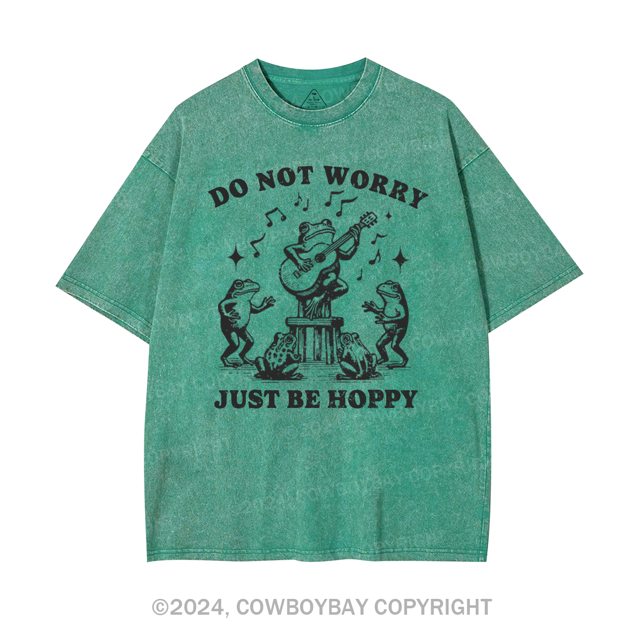 Do Not Worry Just Be Hoppy Garment-dye Tees