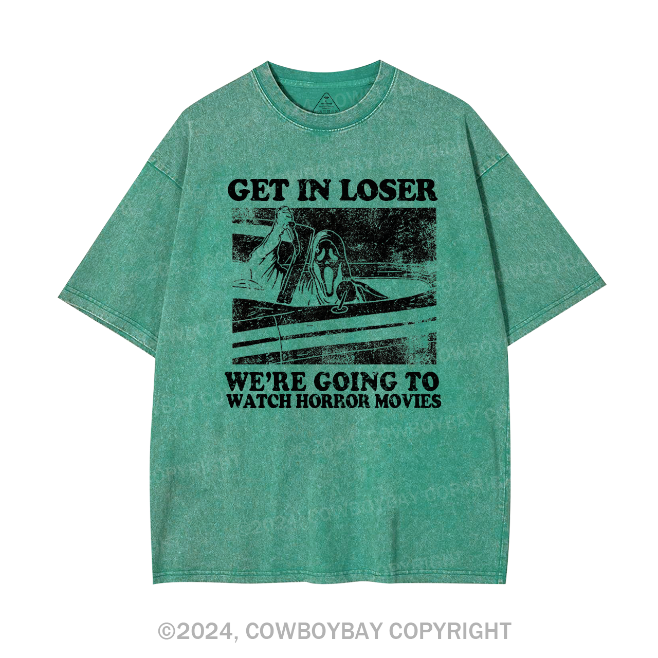 Get In Loser Halloween Garment-dye Tees