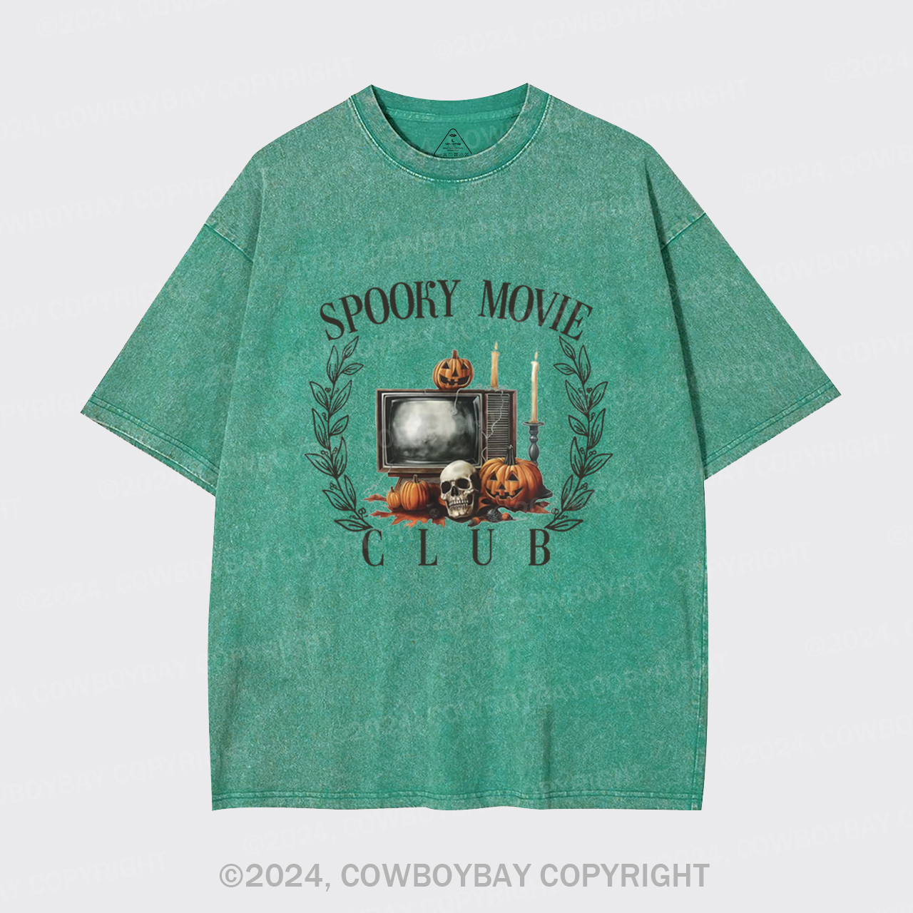 Spooky Movie Club Garment-dye Tees