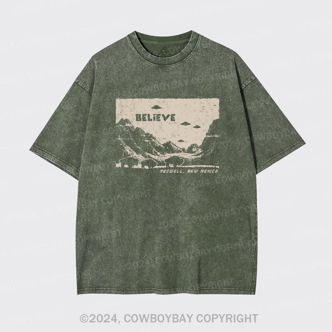 Roswell,New Mexico Garment-dye Tees