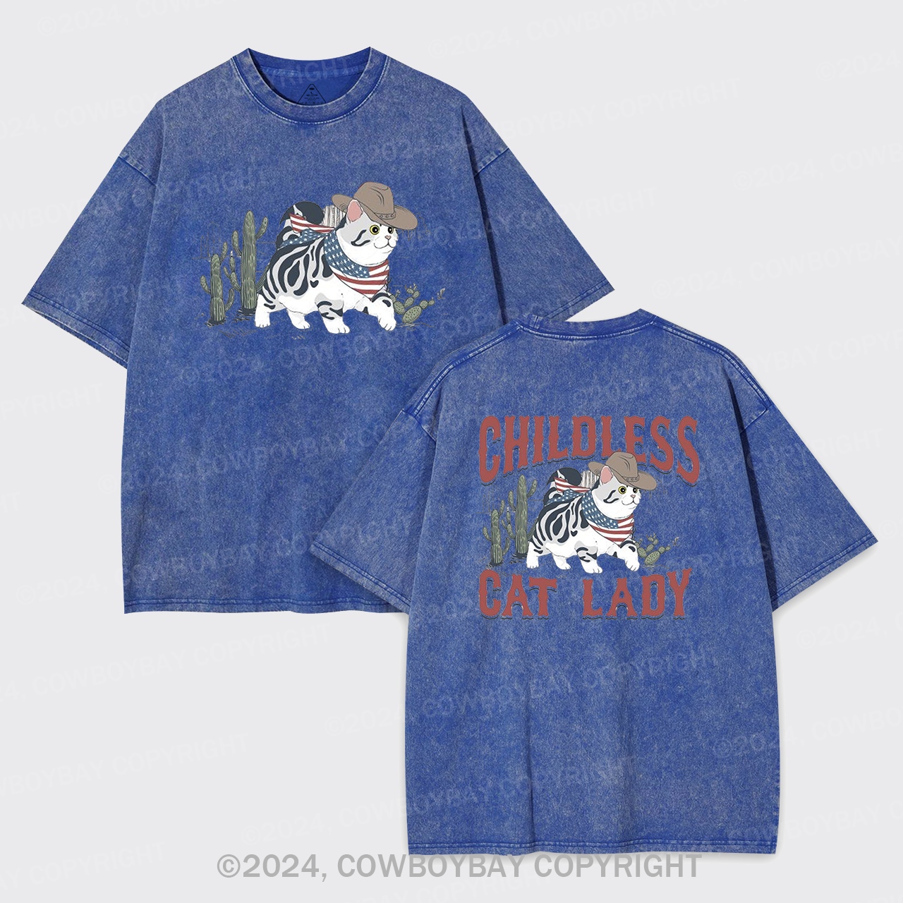Childless Cat Lady Garment-dye Tees