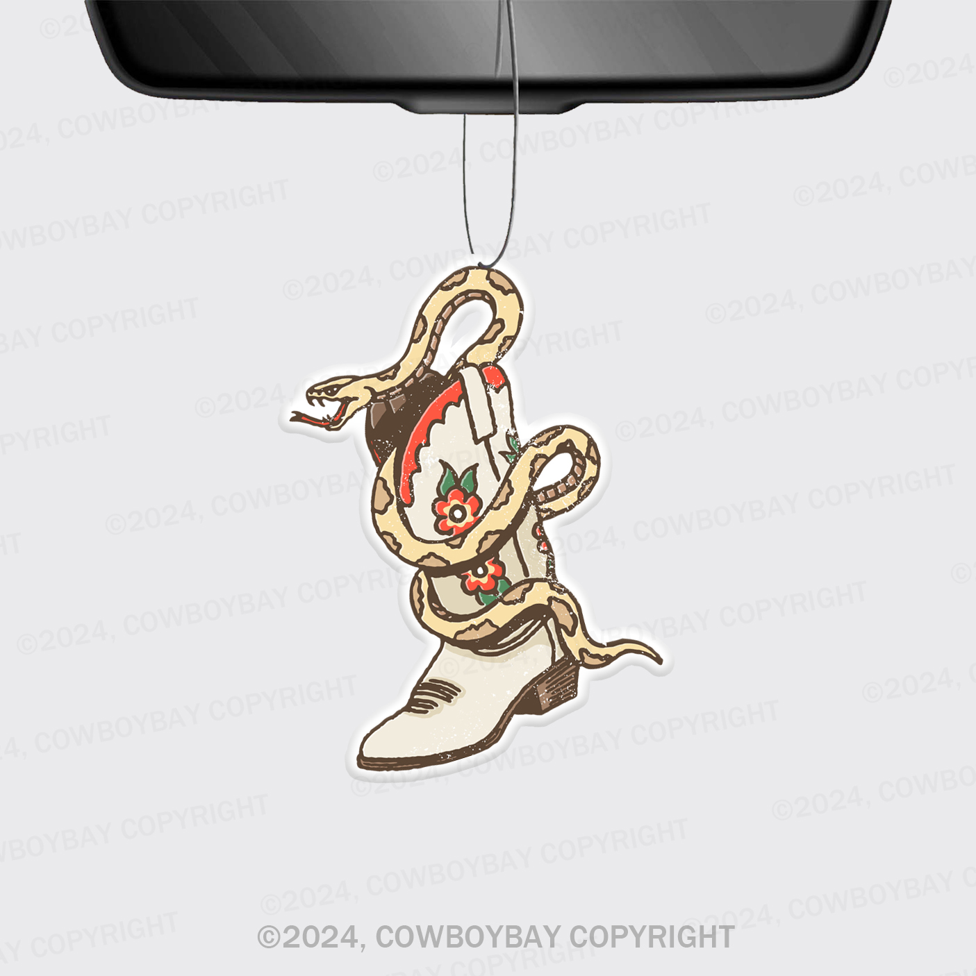 Snake in the Boot Car Air Freshener