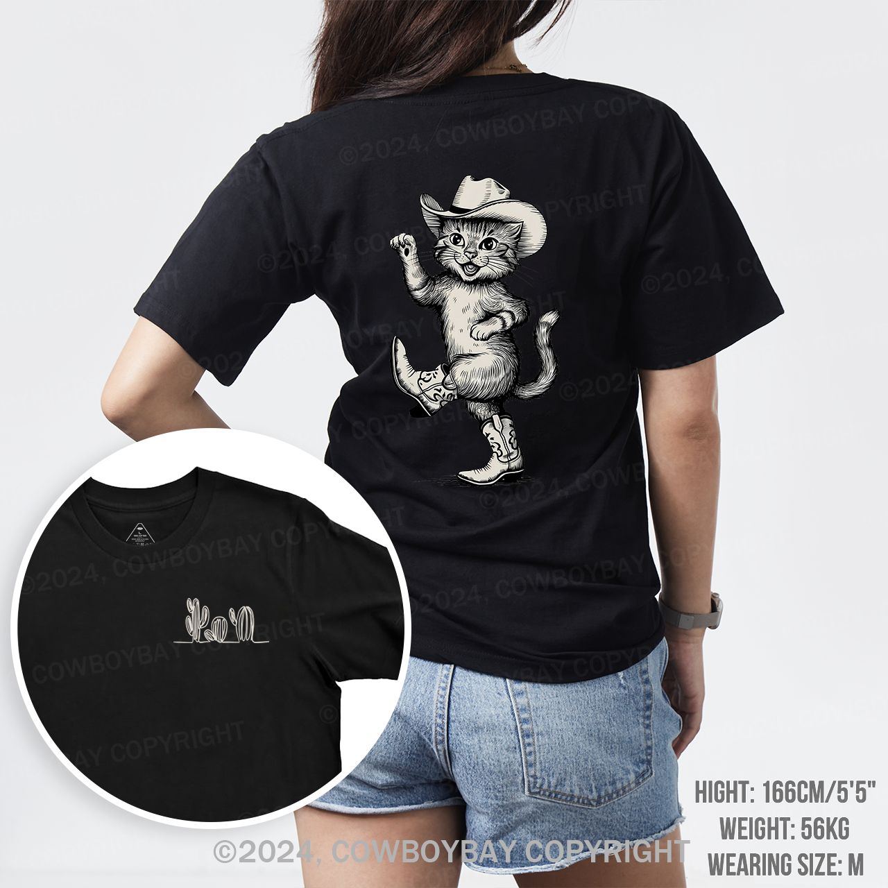 Dancing Cowboy Cat T-Shirts