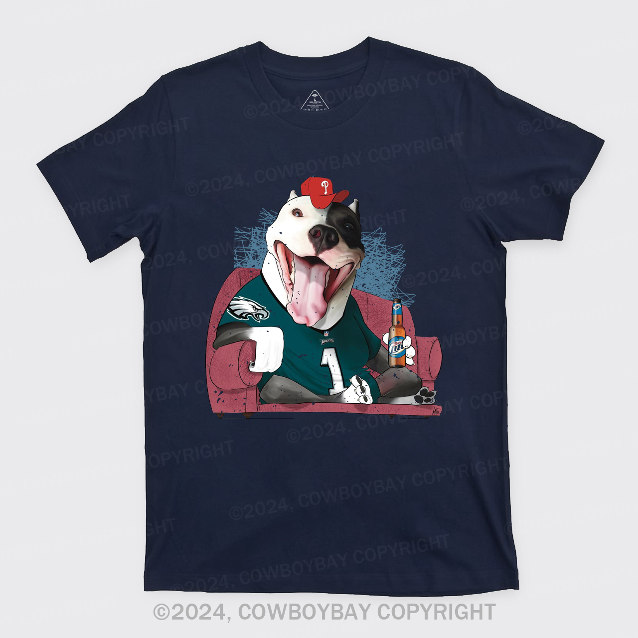 Watching Football And Drinking T-Shirts