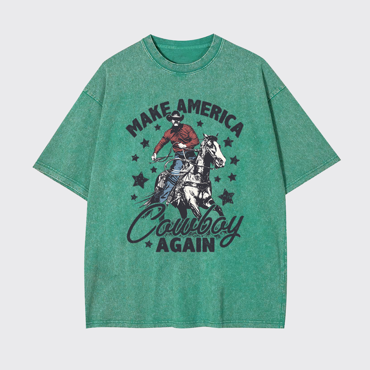 Make America Cowboy Again Garment-dye Tees
