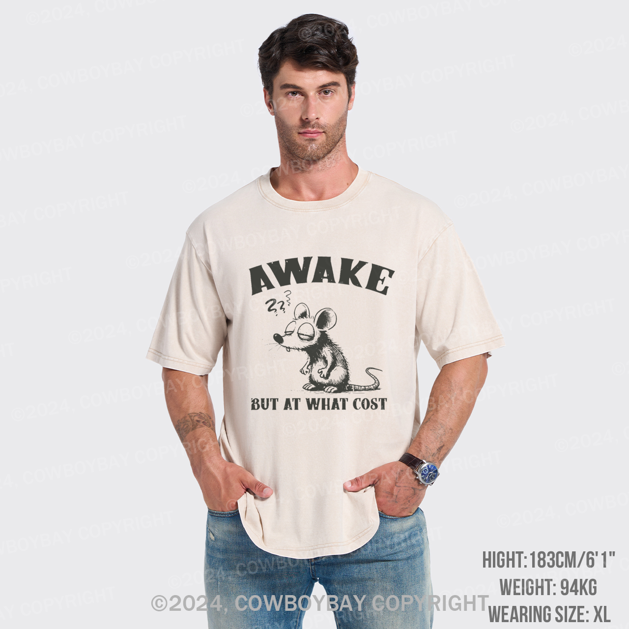 Awake But At What Cost? Garment-dye Tees