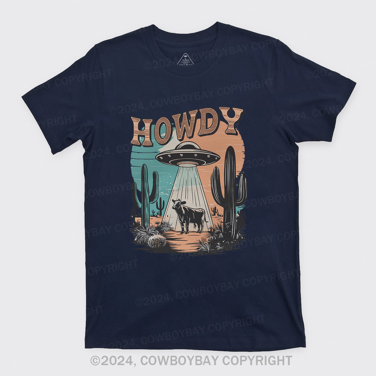 Western UFO,HOWDY T-Shirts