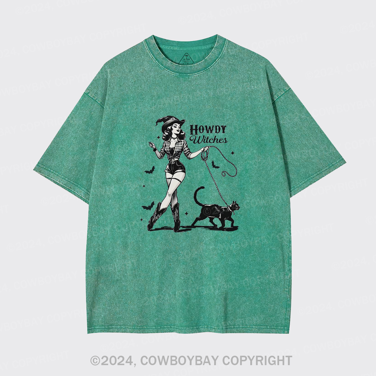 Western Cowgirl Halloween Garment-dye Tees