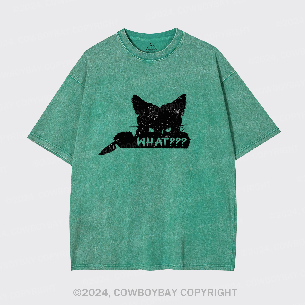 What??? Cat Halloween Garment-dye Tees