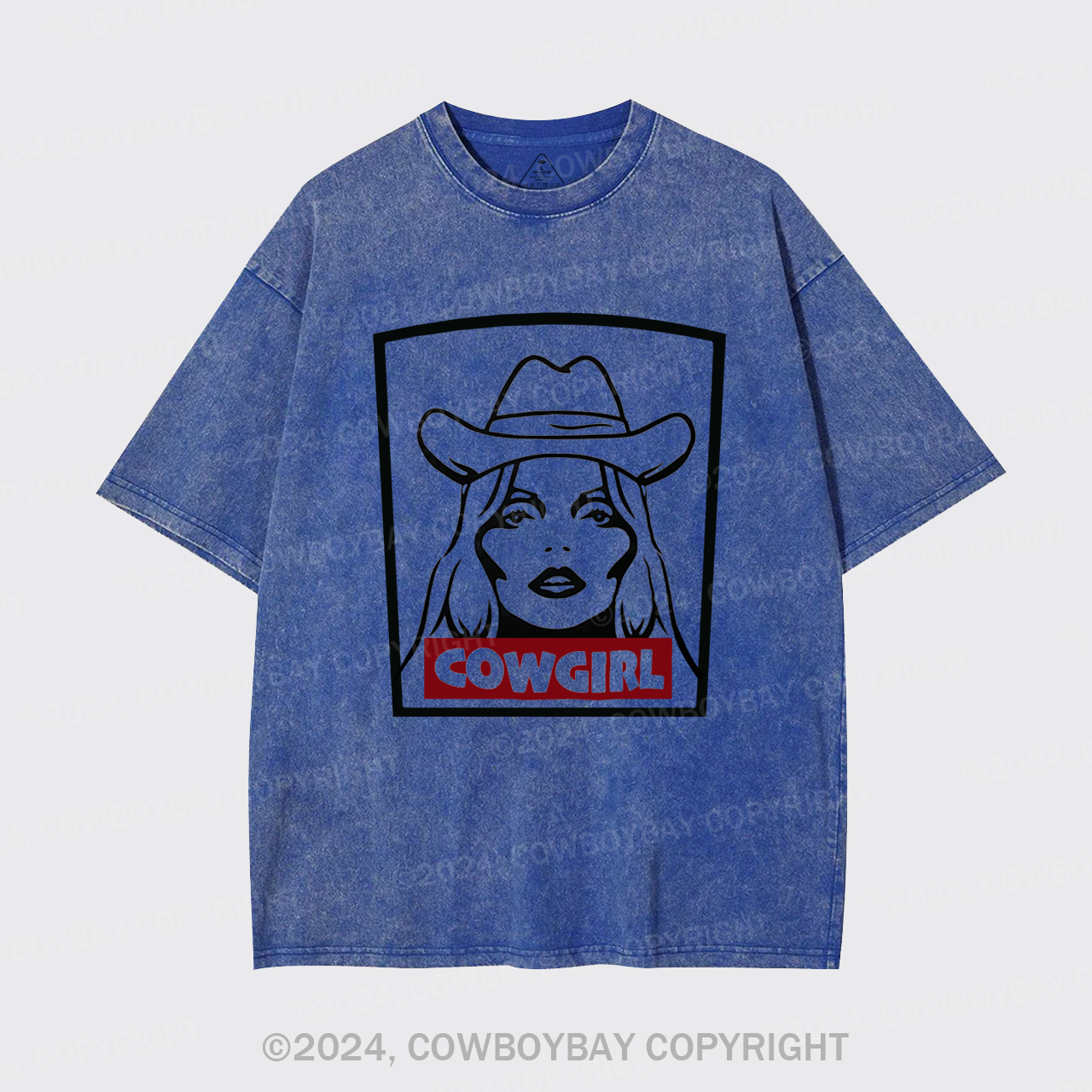 Cowgirl 90's Vintage Music Garment-dye Tees