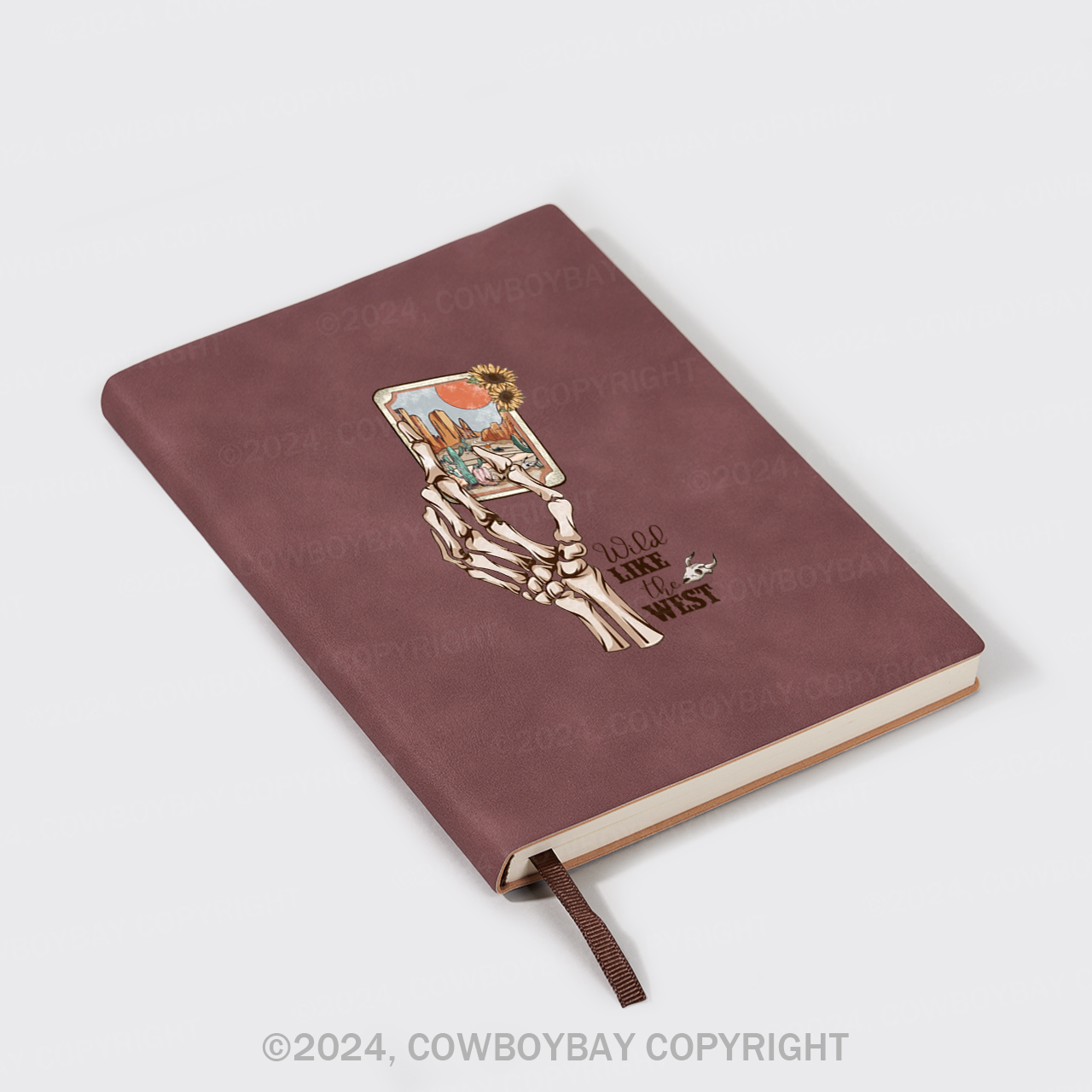 A5 Vintage Sheepbark Notebook-It's Your Turn To Play