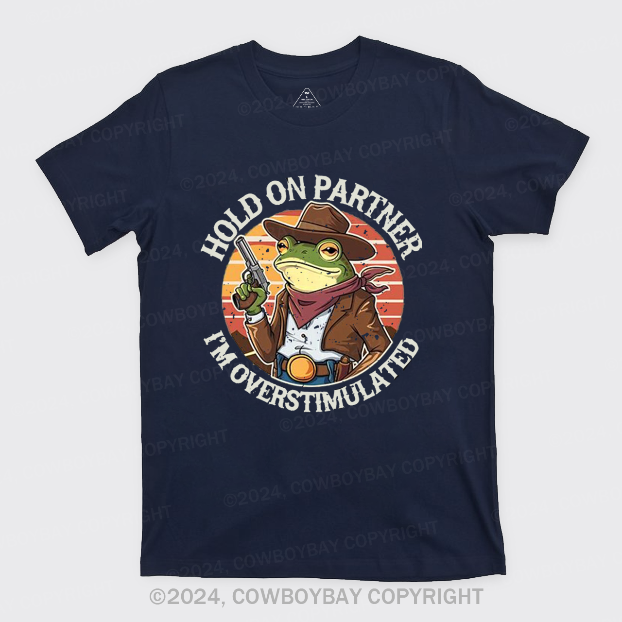 Hold On Partner I'm Overstimulated T-Shirts