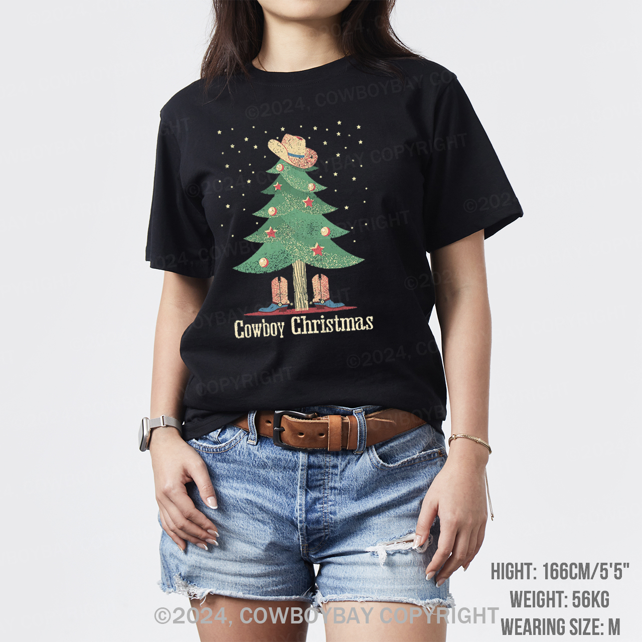 Cowboy Christmas Boots T-Shirts