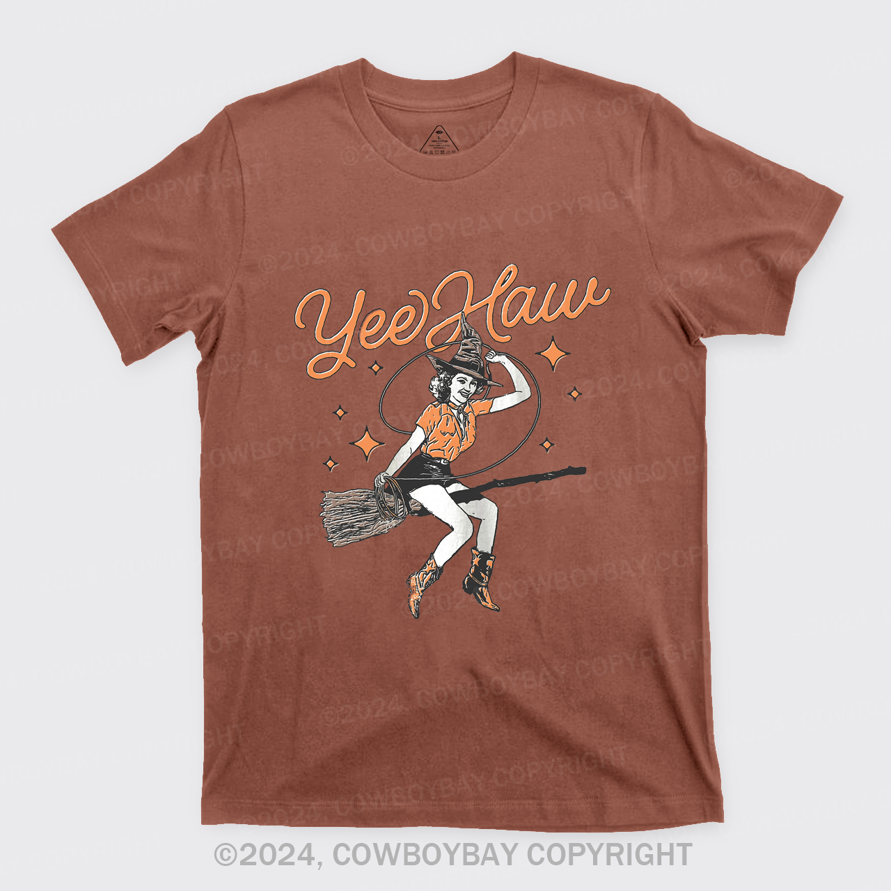 Yee Haw Vintage Halloween Cowgirl Witch T-Shirts