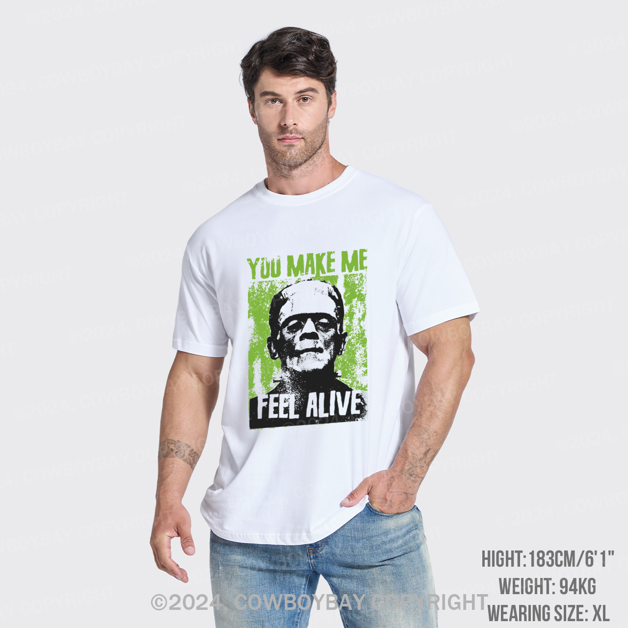 You Make Me Feel Alive Frankenstein T-Shirts