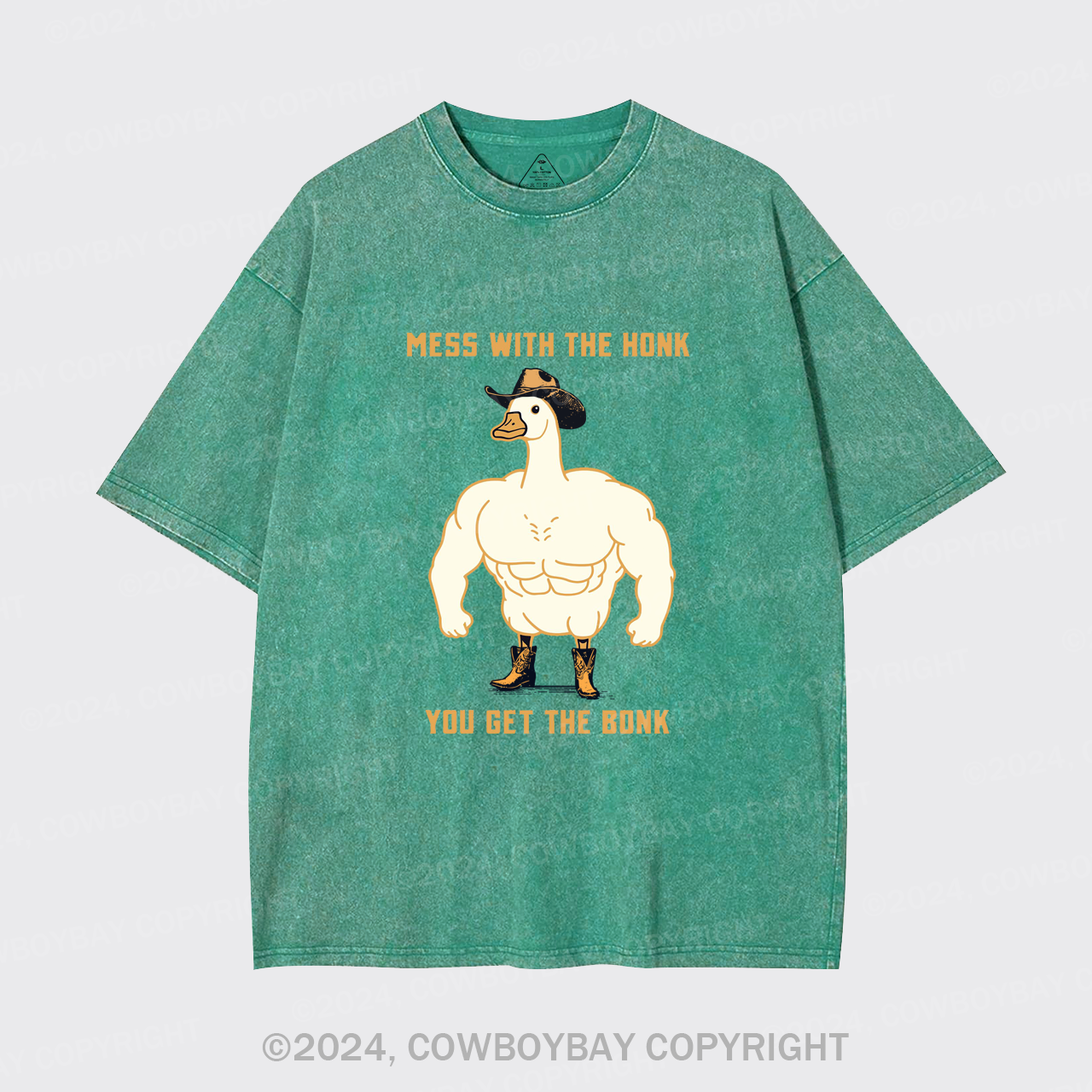 Mess with the Honk You Get the Bonk Garment-dye Tees