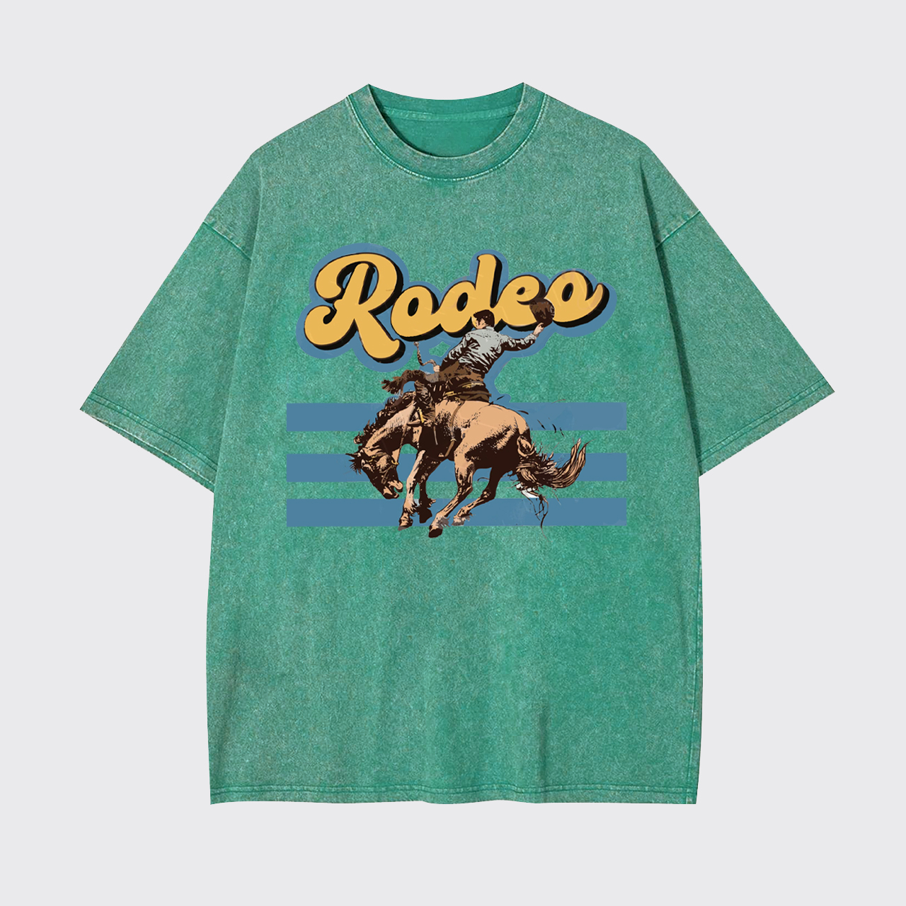 Western Rodeo Cowboy Garment-dye Tees