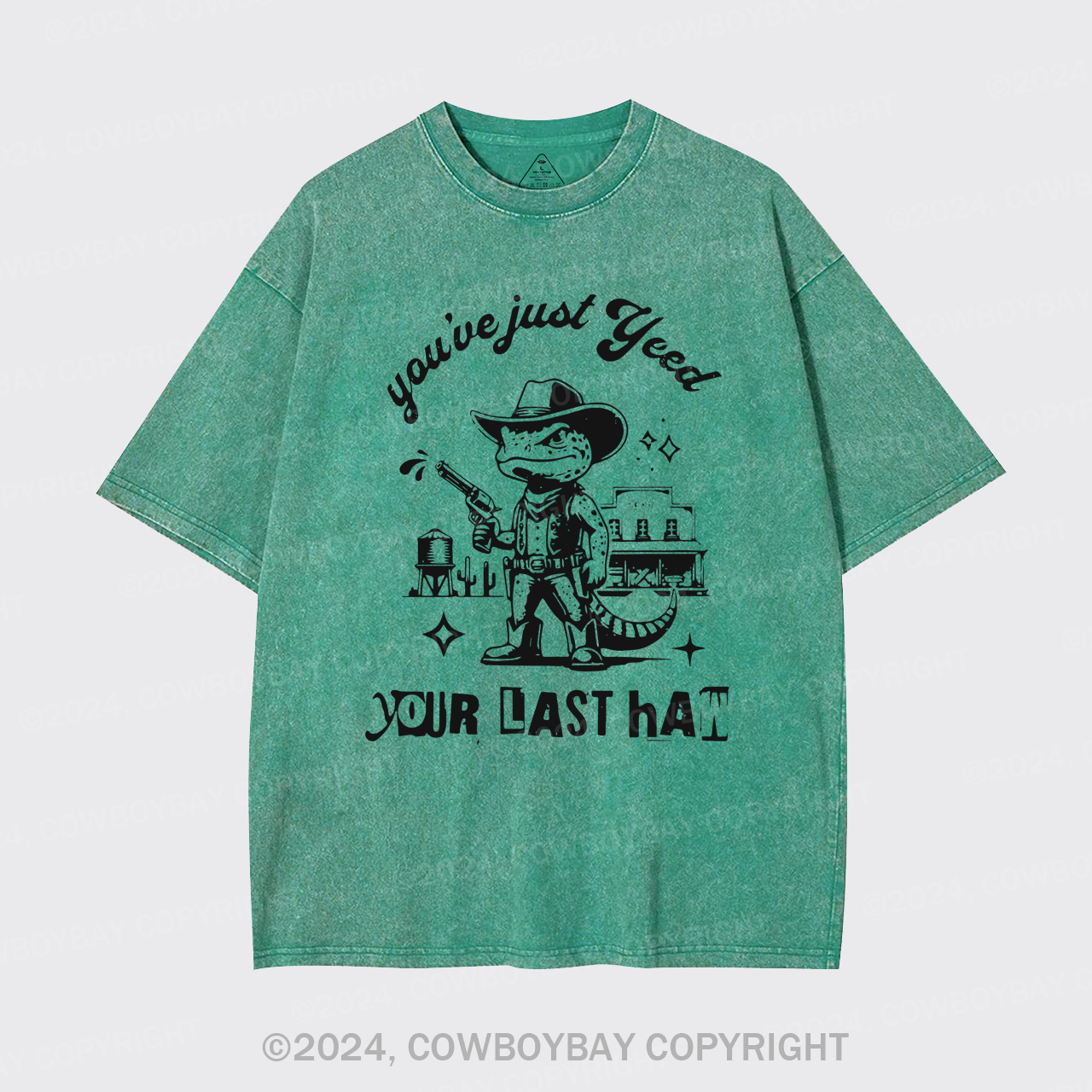 Your Last Haw Cowboy Frog Garment-dye Tees