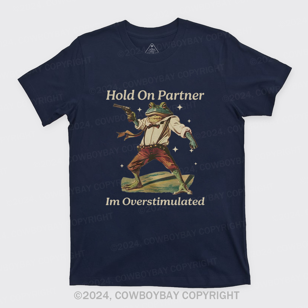 Hold On Partner Im Overstimulated T-Shirts