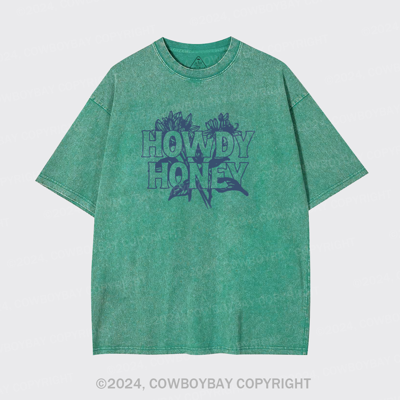 Howdy Honey Honeysuckle Plant Garment-dye Tees