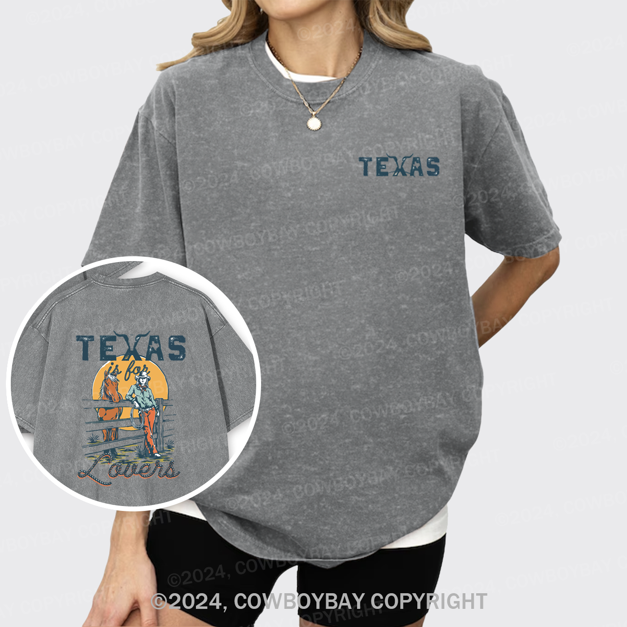 Texas Is For Lovers Garment-dye Tees