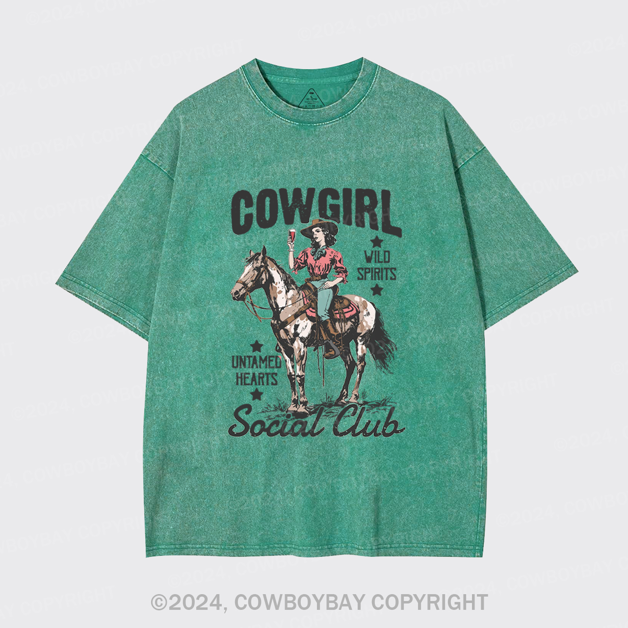 Cowgirl Social Club Garment-dye Tees