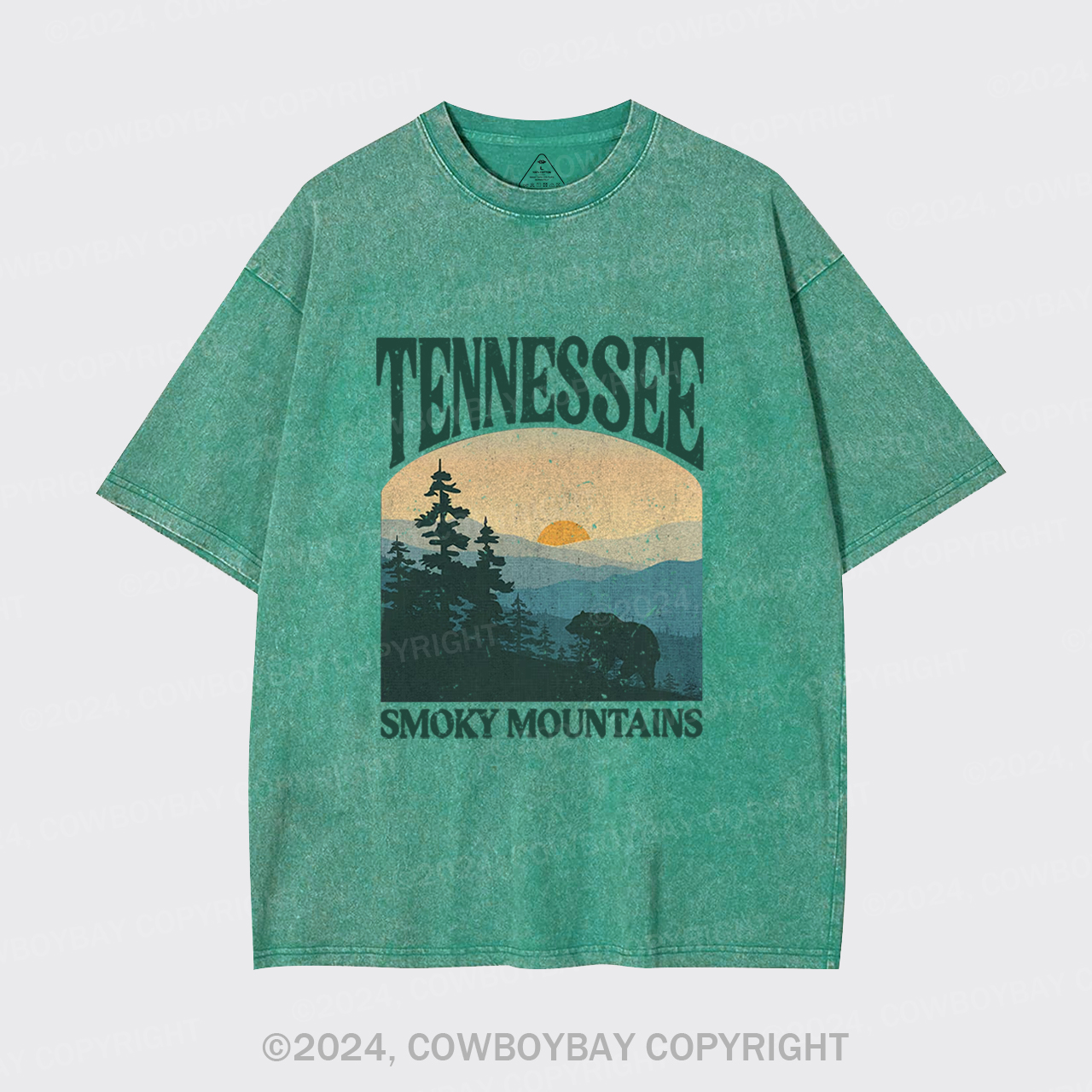 Tennessee Smoky Mountains Garment-dye Tees