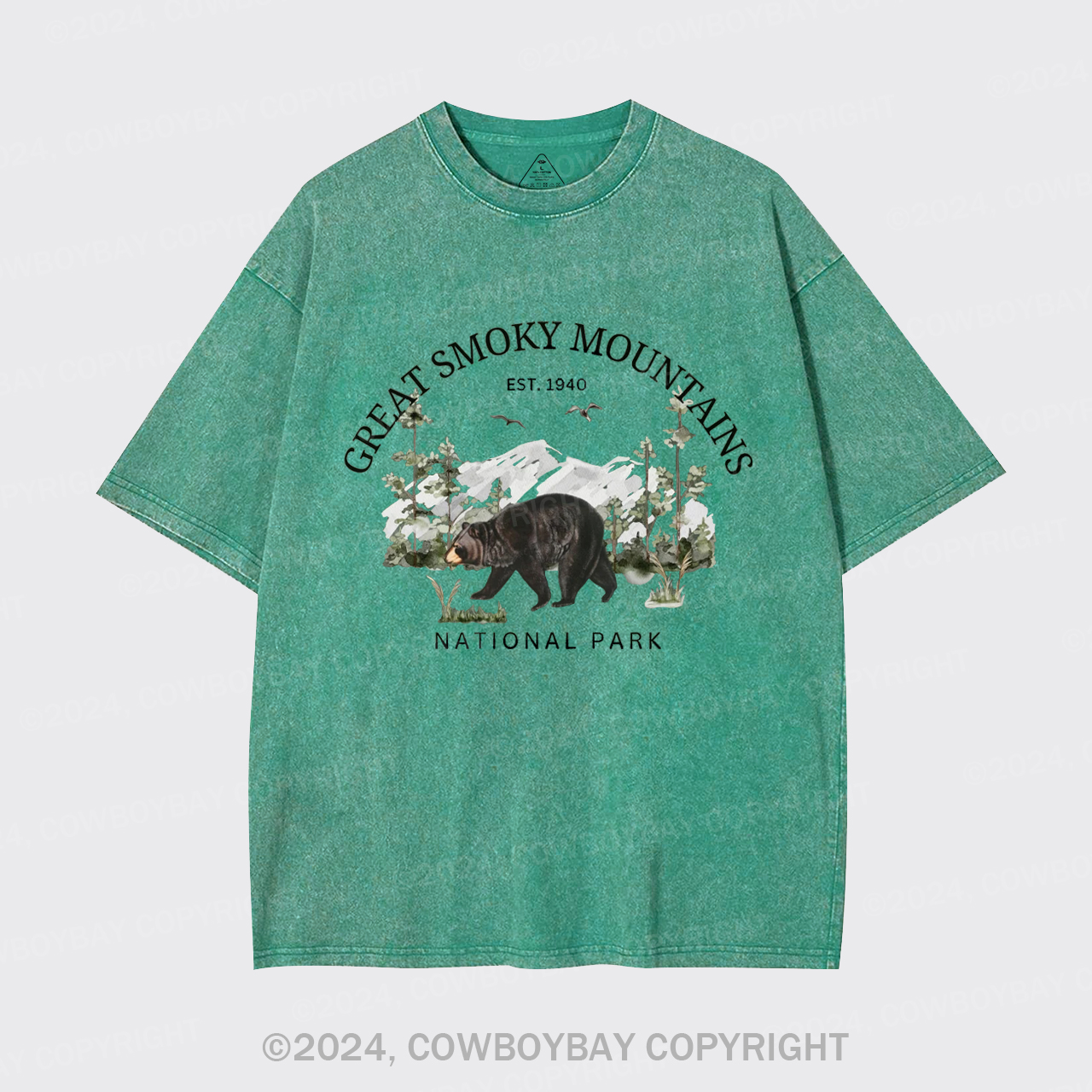 Great Smoky Mountains National Park EST.1940 Garment-dye Tees