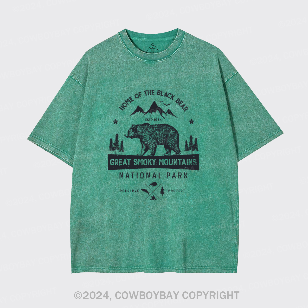 Home Of The Black Bear Garment-dye Tees