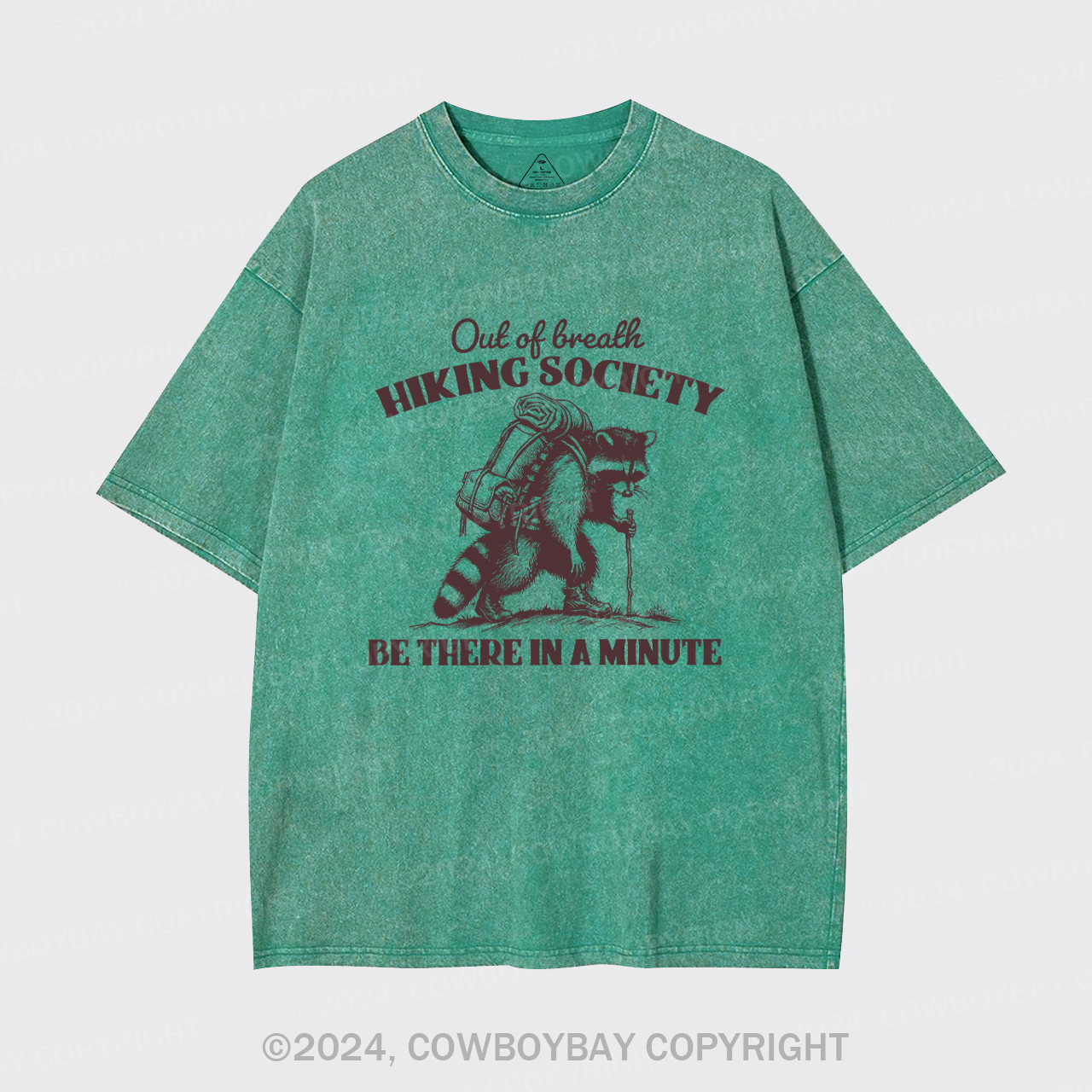 Out of Breath Hiking Society Garment-dye Tees