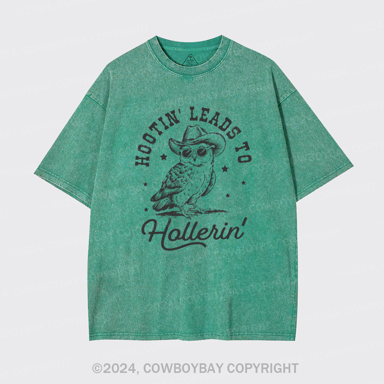 Hootin' Leads To Hollerin Garment-dye Tees