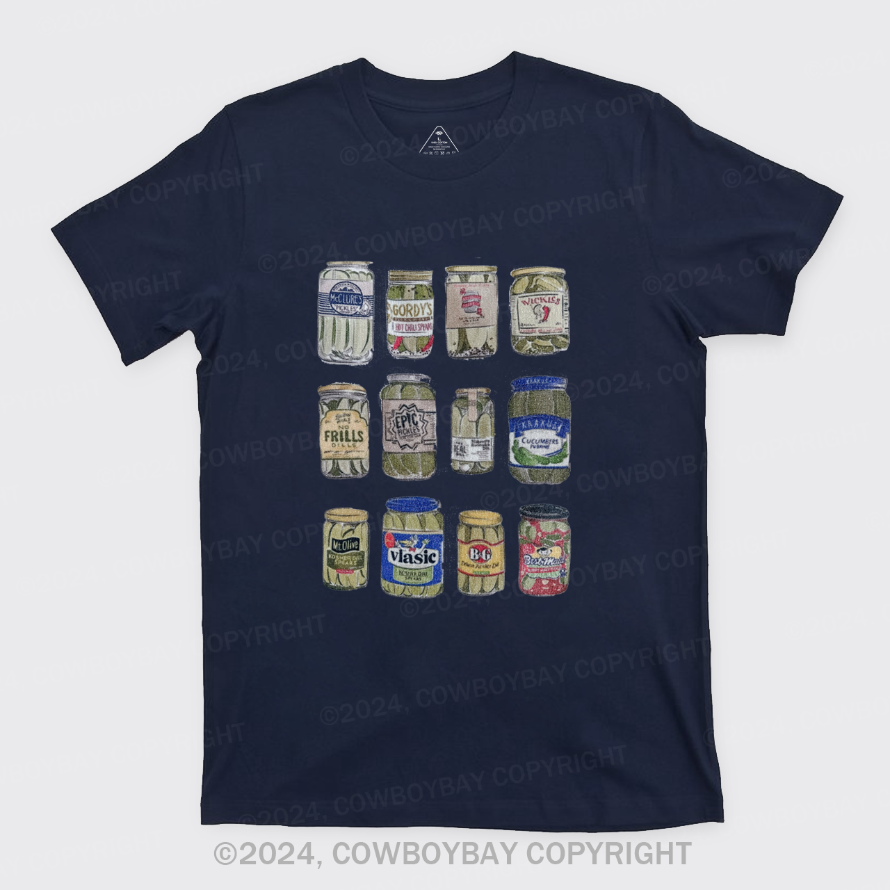 Vintage Canned Pickles Funny T-Shirts
