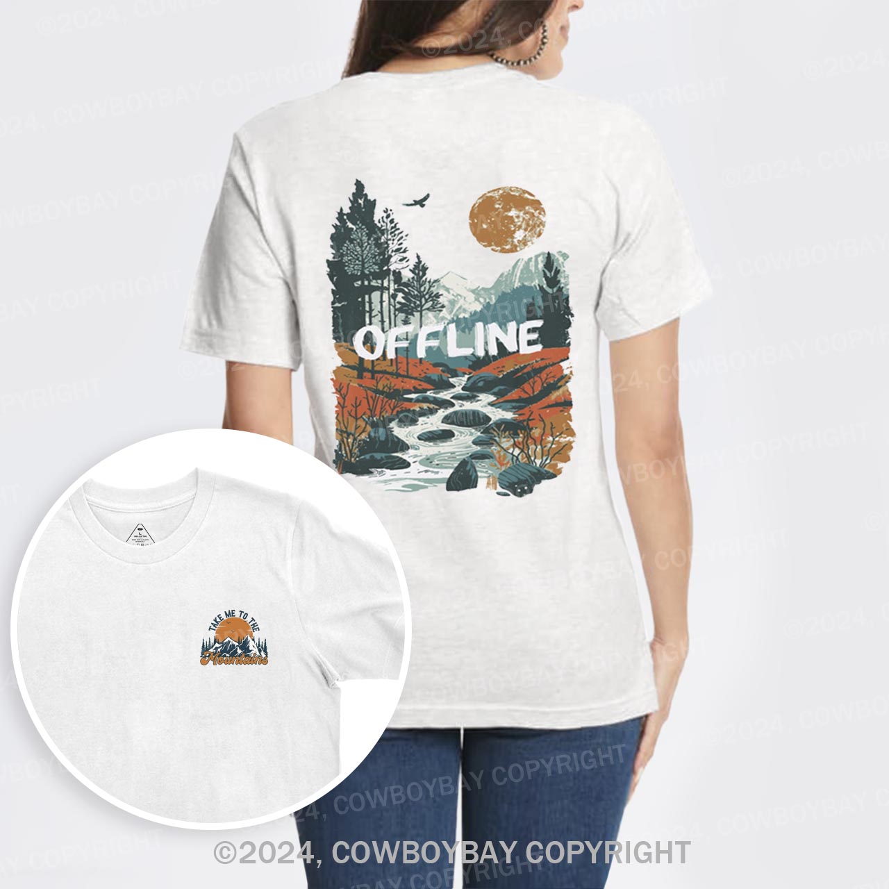 Hiking In The Mountains T-Shirts