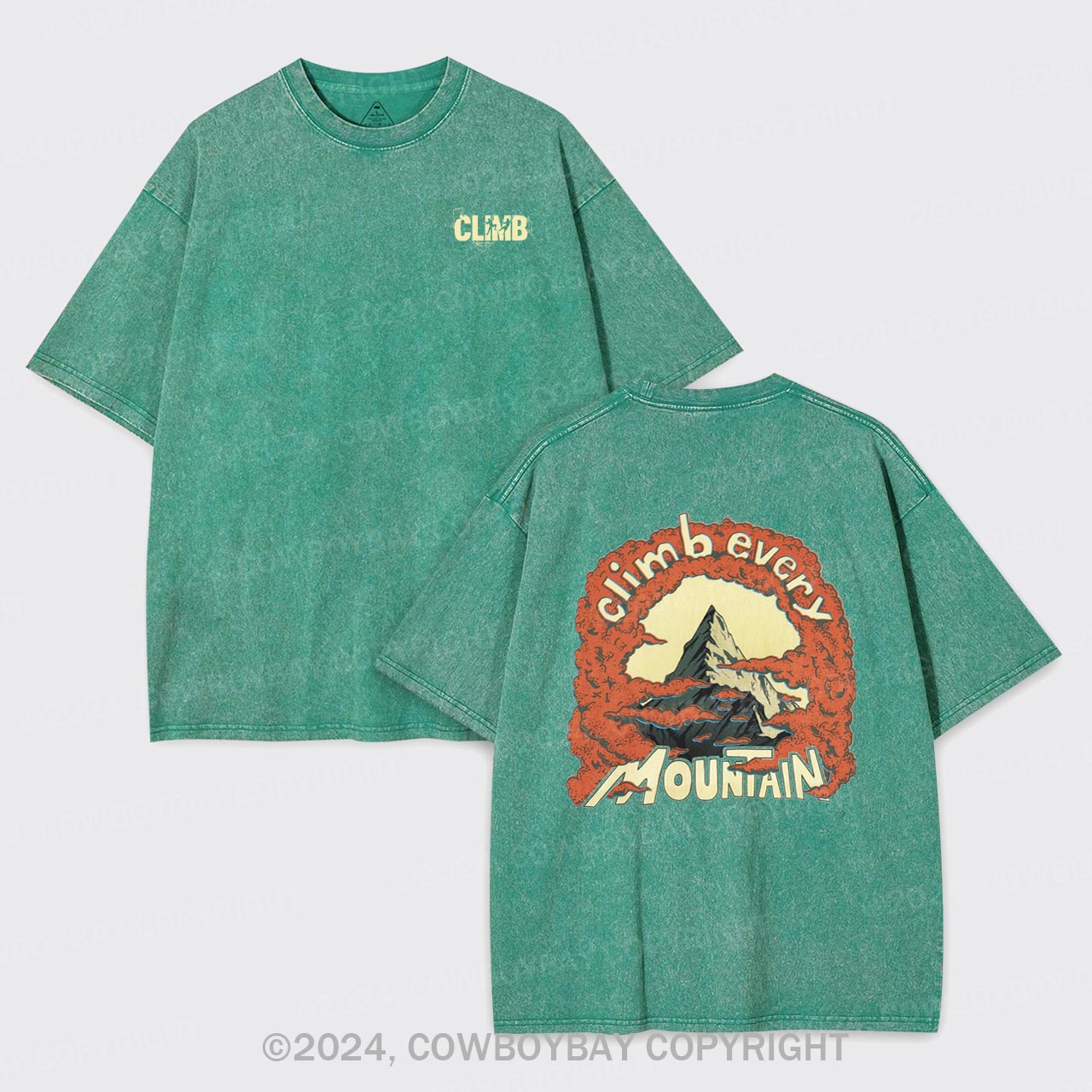 Climb Every Mountain Garment-dye Tees