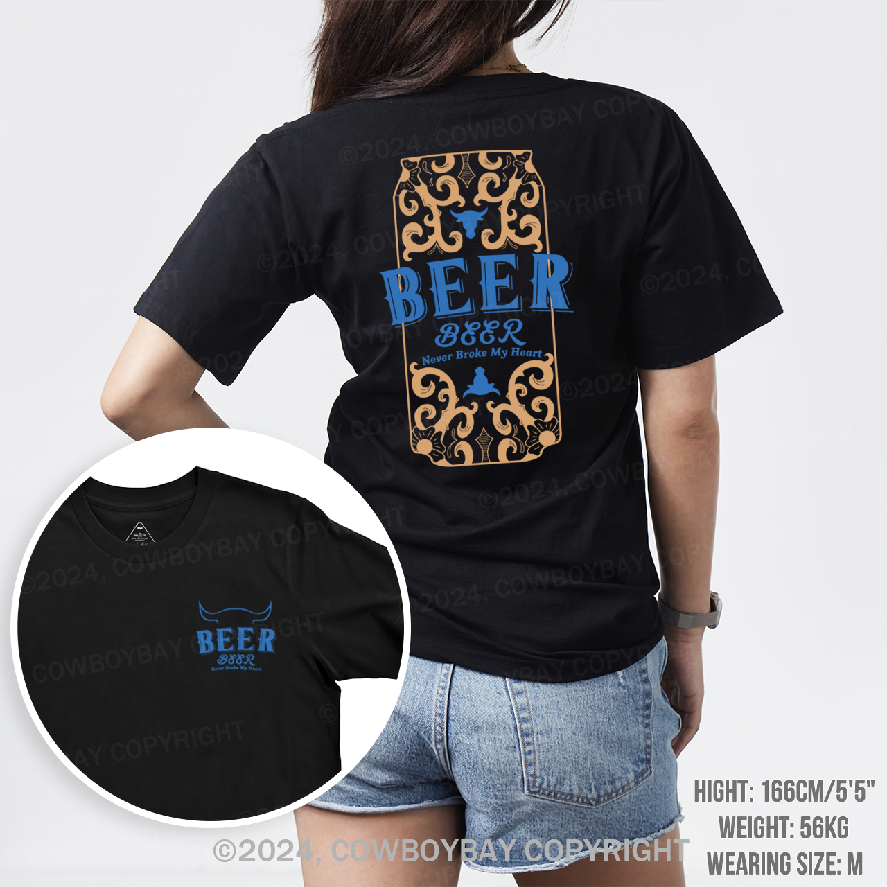 Bull's Head With Beer T-Shirts
