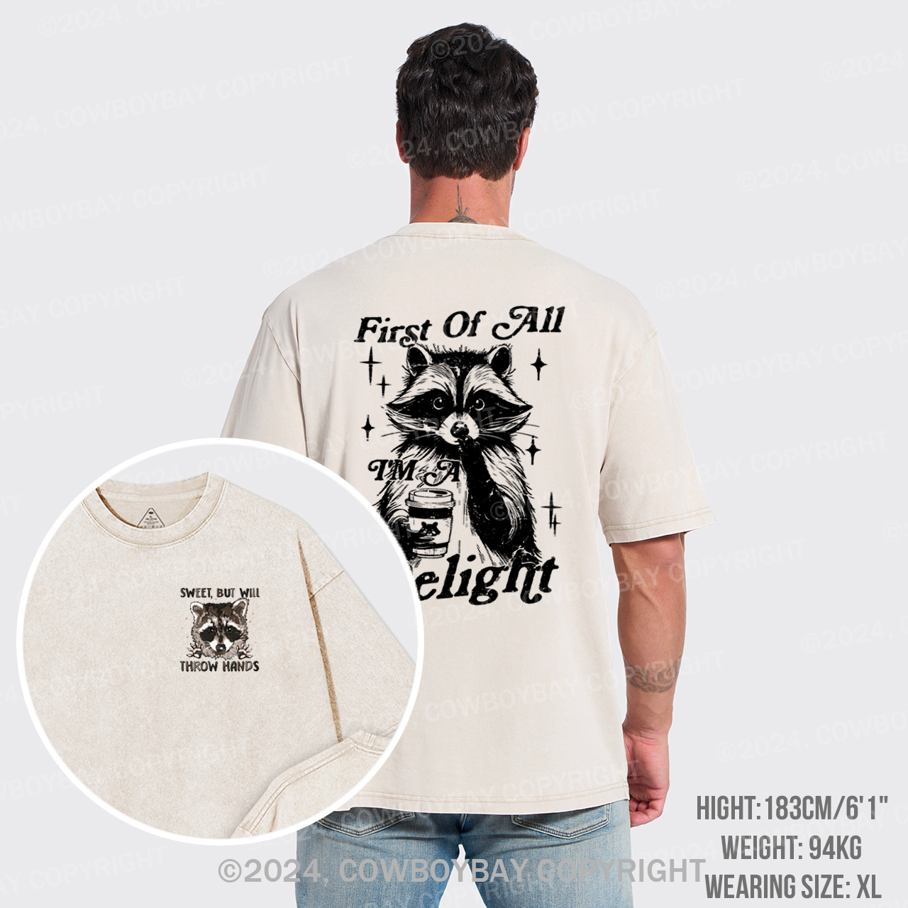 First Of All I'm A Delight Garment-dye Tees