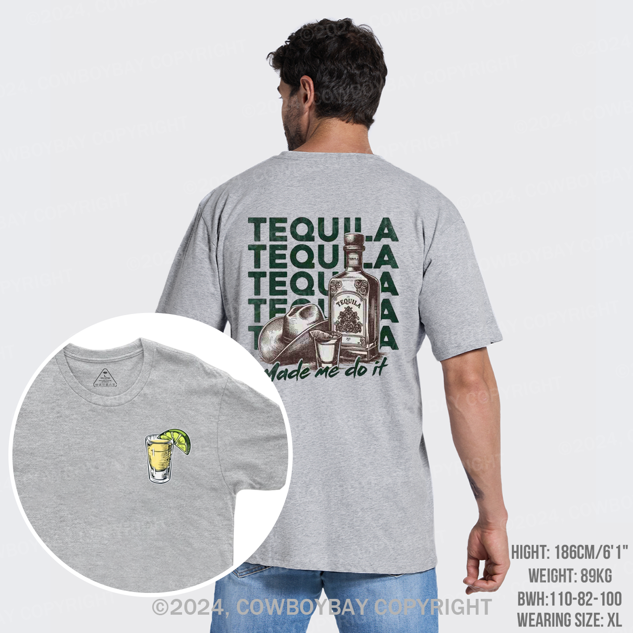 Cute Tequila Shot Lover T-Shirts