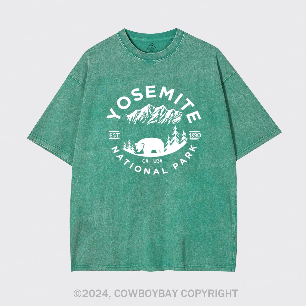 EST.1980 Yosemite National Park Garment-dye Tees