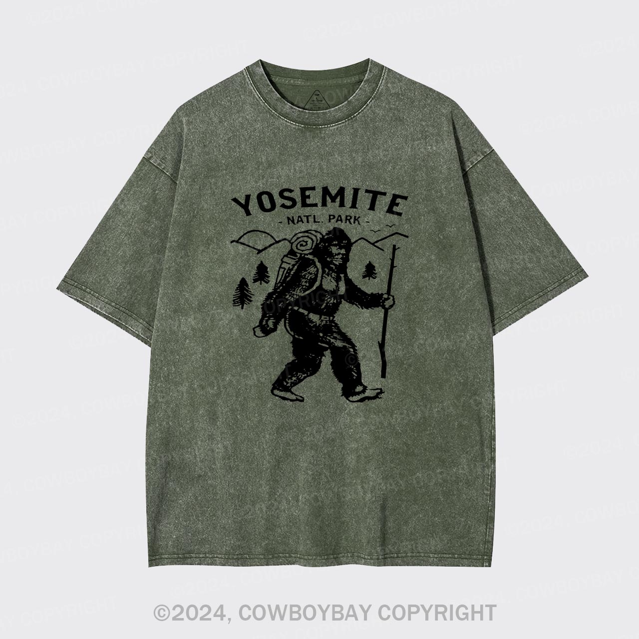 Yosemite Natl Par Garment-dye Tees