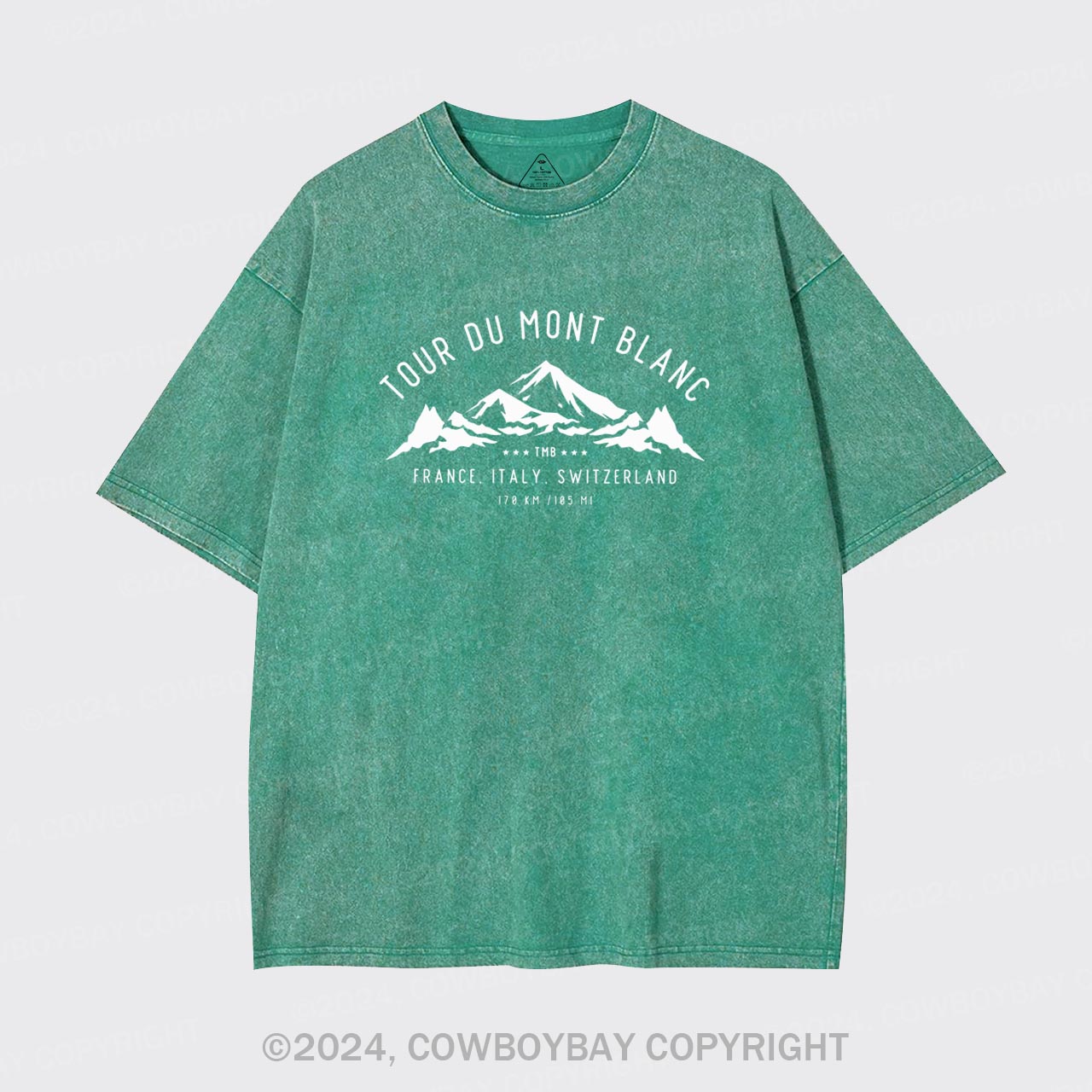 Tour Du Mont Blanc Garment-dye Tees