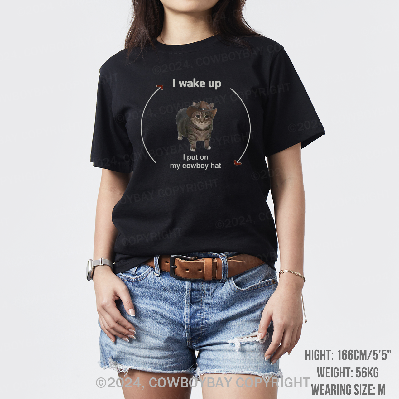 I Wake Up,I Put On My Cowboy Hat T-Shirts