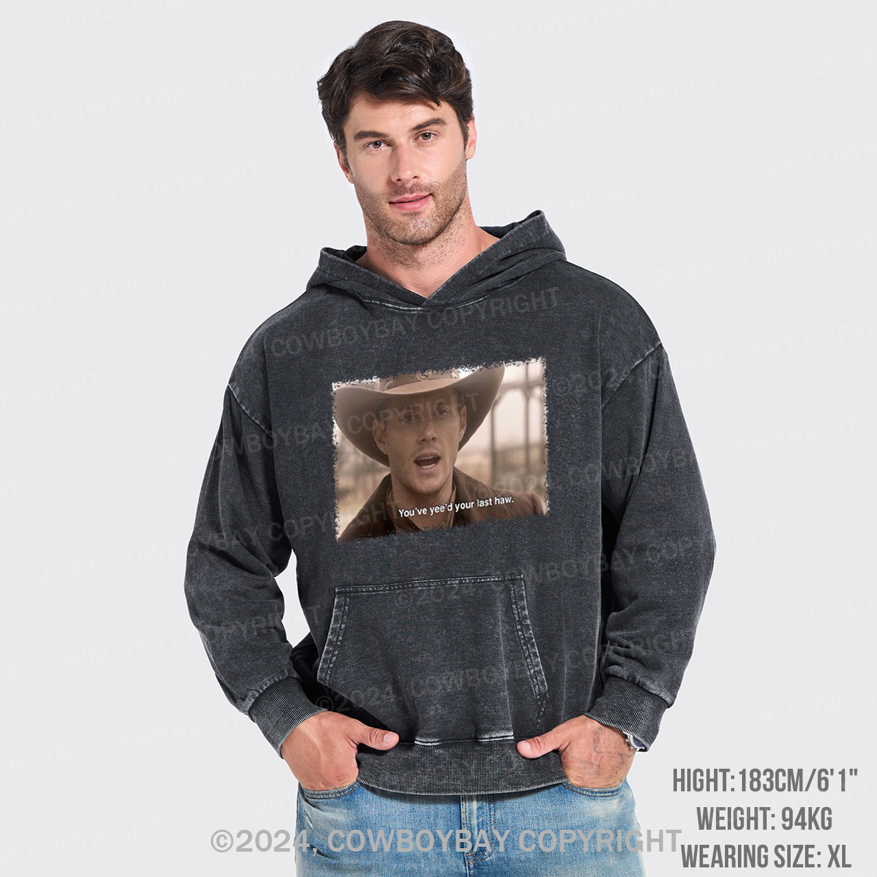 You've Yee'd Your Last Haw Garment-Dye Hoodies