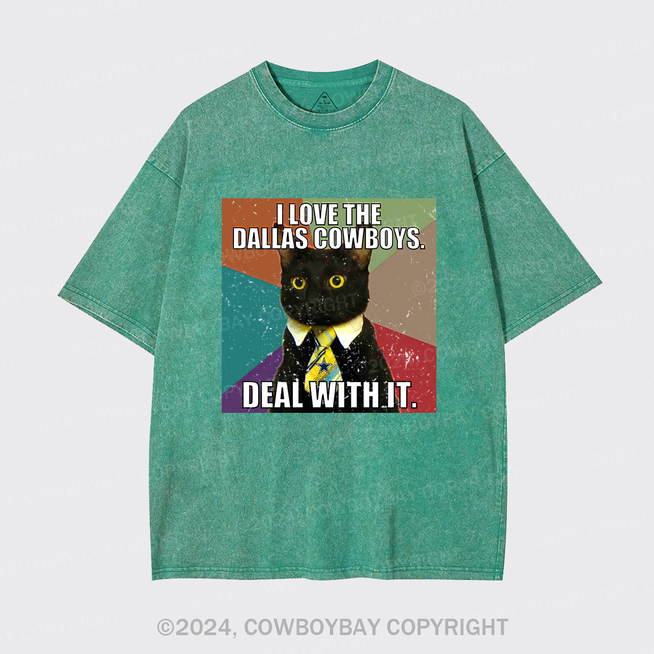 I Love The Dallas Cowboys Garment-dye Tees