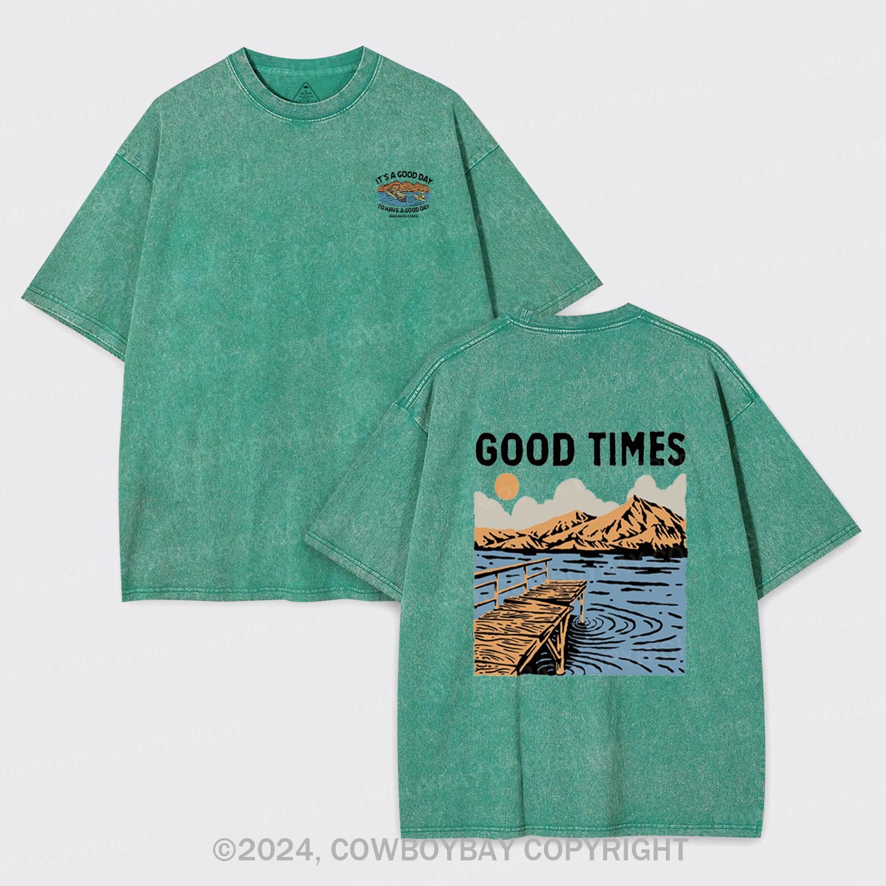 Good Times Lake Garment-dye Tees