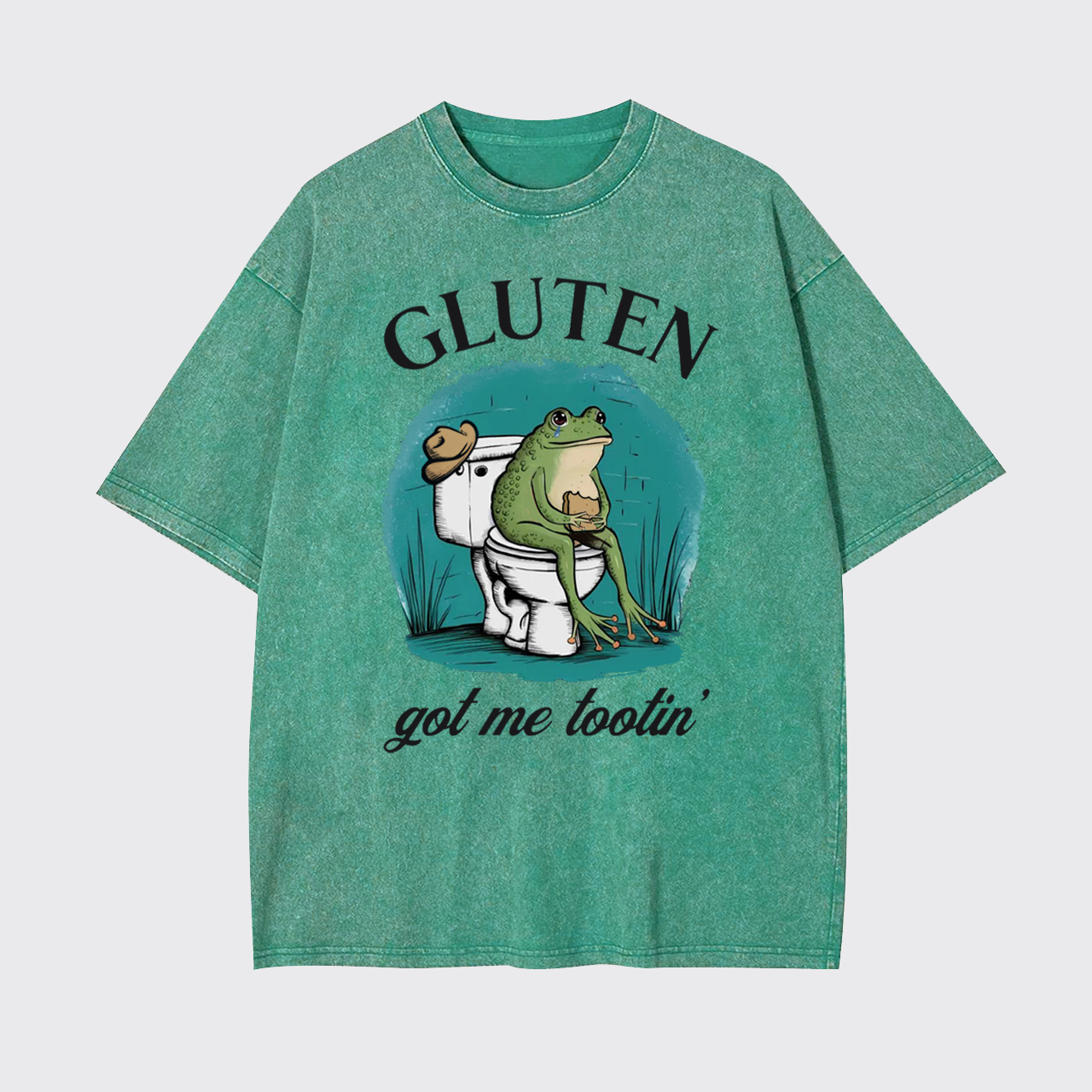 Gluten Got Me Tootin Garment-dye Tees