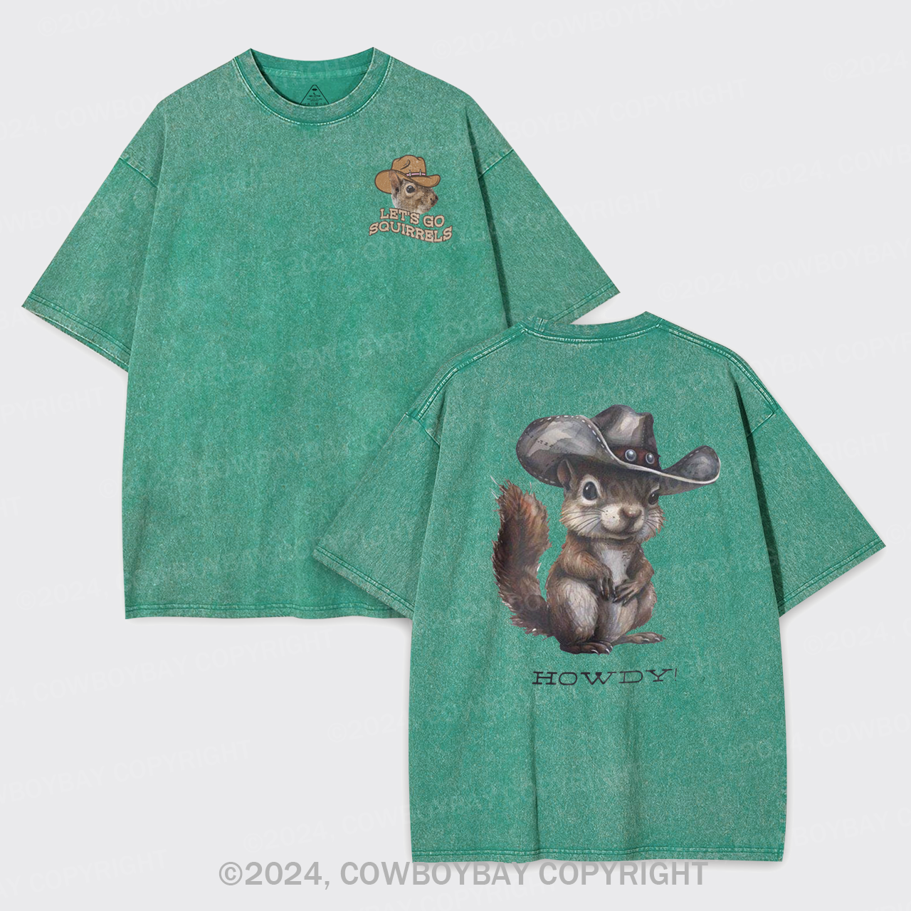 Let's Go Squirrels Garment-dye Tees