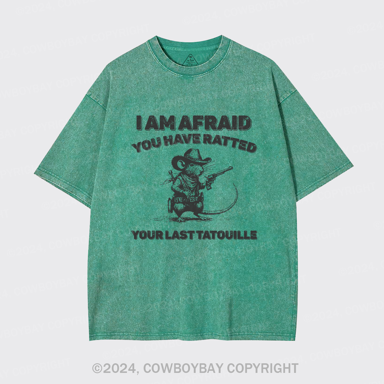 You've Ratted Your Last Tatouille Garment-dye Tees