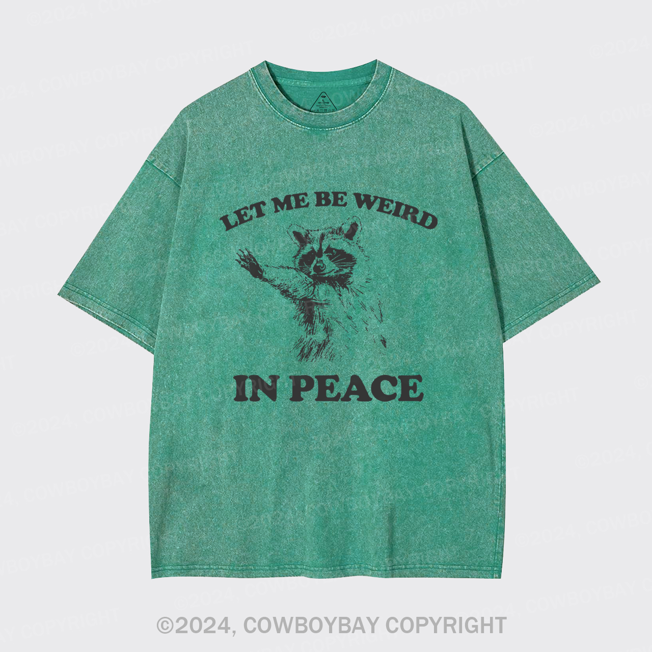 Let Me Be Weird In Peace Garment-dye Tees