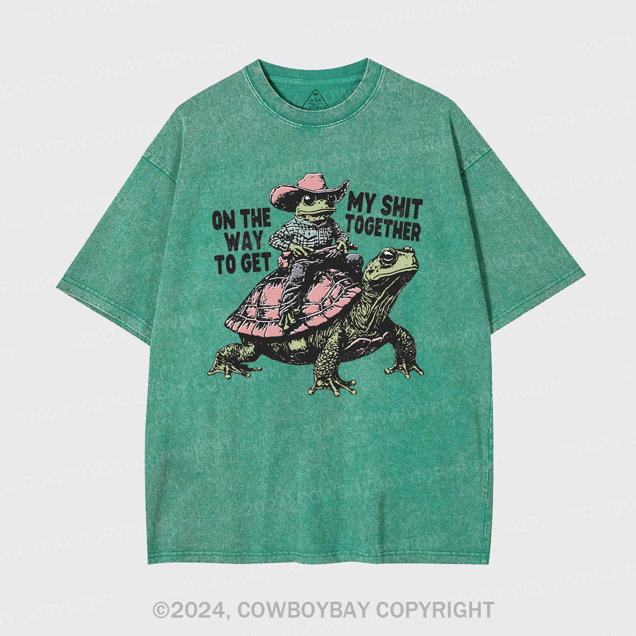 On The Way To Get My Shit Together Garment-dye Tees